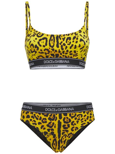 dolce gabbana bikini leo|farfetch dolce and gabbana.